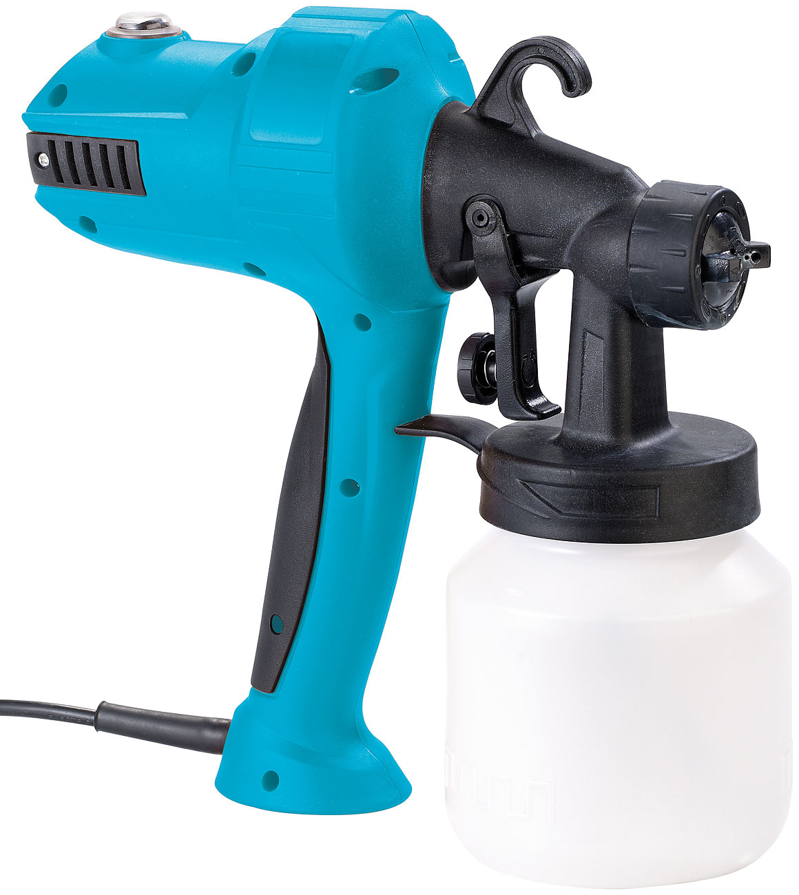 AGT Farbpistole: Elektrische Farbspritzpistole für Möbel und Türen, 450 Watt, 800 ml (Farb Sprühpistole, Elektrische Spritzpistole)