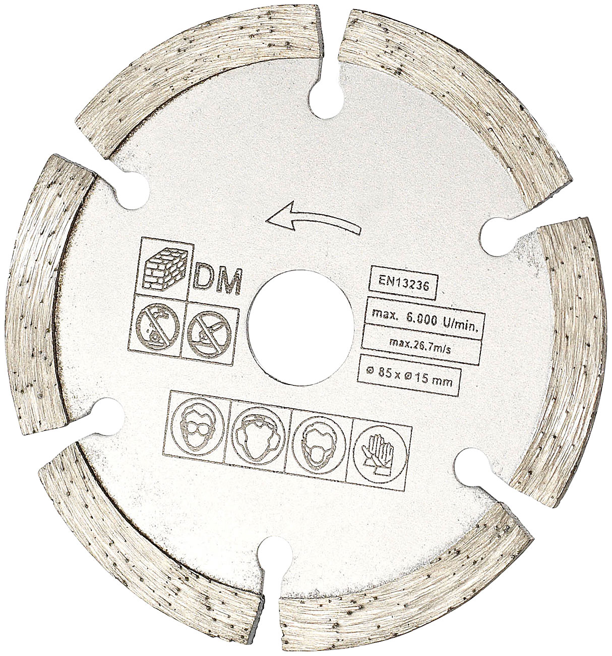 AGT Professional sega circolare: Disco da taglio diamantato per sega a immersione AW-650.ts (sega circolare, mini sega circolare, mini sega a)