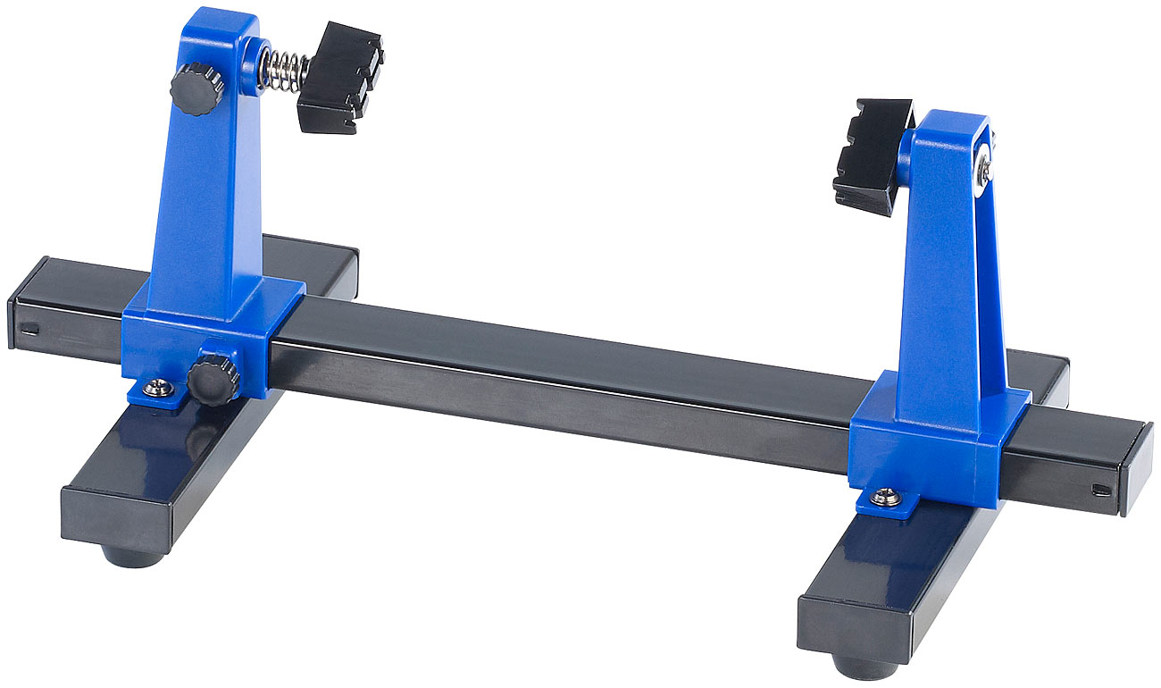 AGT Platinenhalter: Robuste 360°-Schwenkhalterung für Löt- und Bastelarbeiten (Platinen Halterung, Lötrahmen)