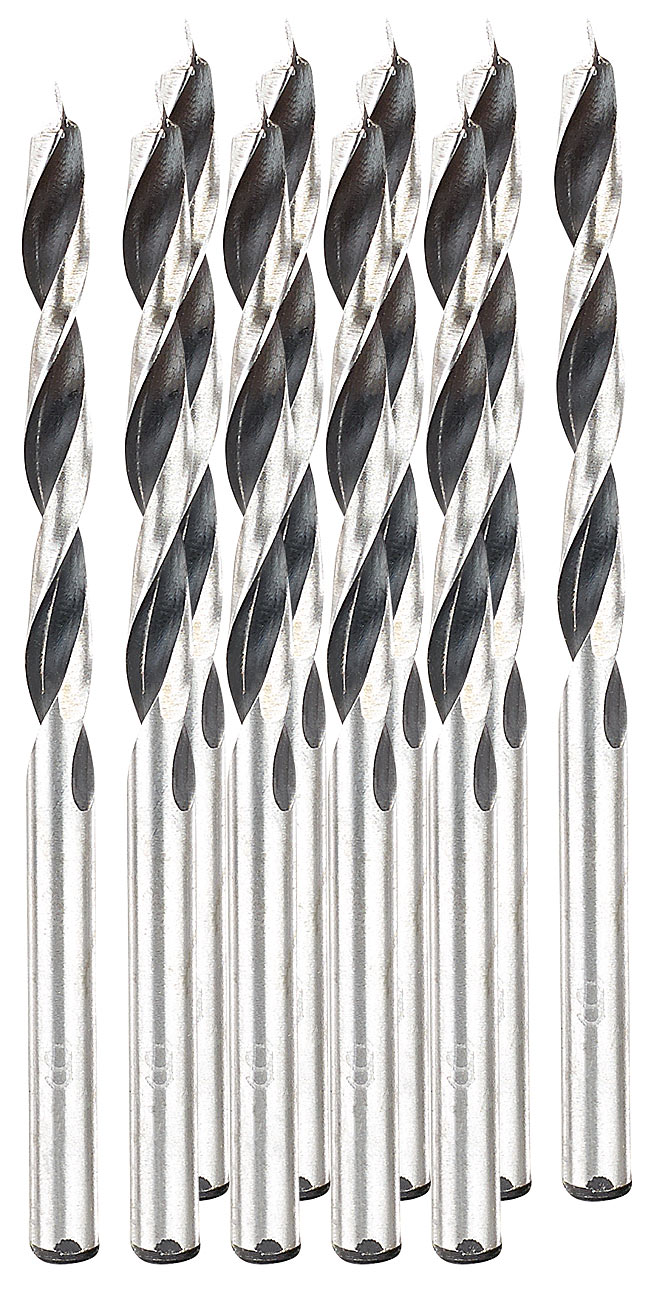 AGT Holzbohrer: Bohrer-Set für Holz, 6 mm, 10 Stück