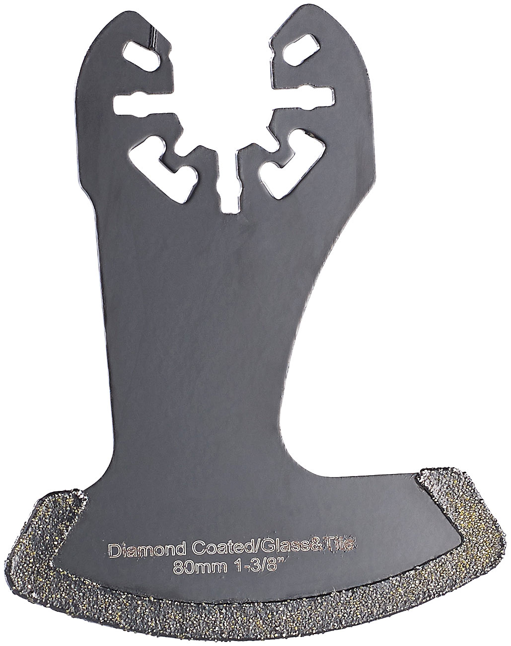 AGT Professional Tauchsägeblatt: Diamantbeschichtetes Sägeblatt für Multitools, 57 mm, Schnellspannung (Tauch-Sägeblätter für Multitools)