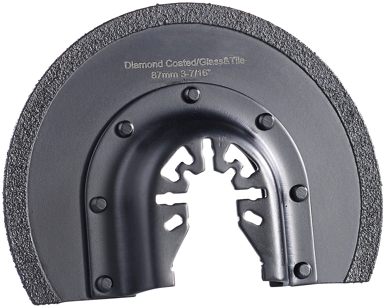 AGT Professional lame de scie circulaire bimétallique: Lame de scie circulaire revêtue de diamant pour multitools, 87 mm, serrage rapide (lame de)