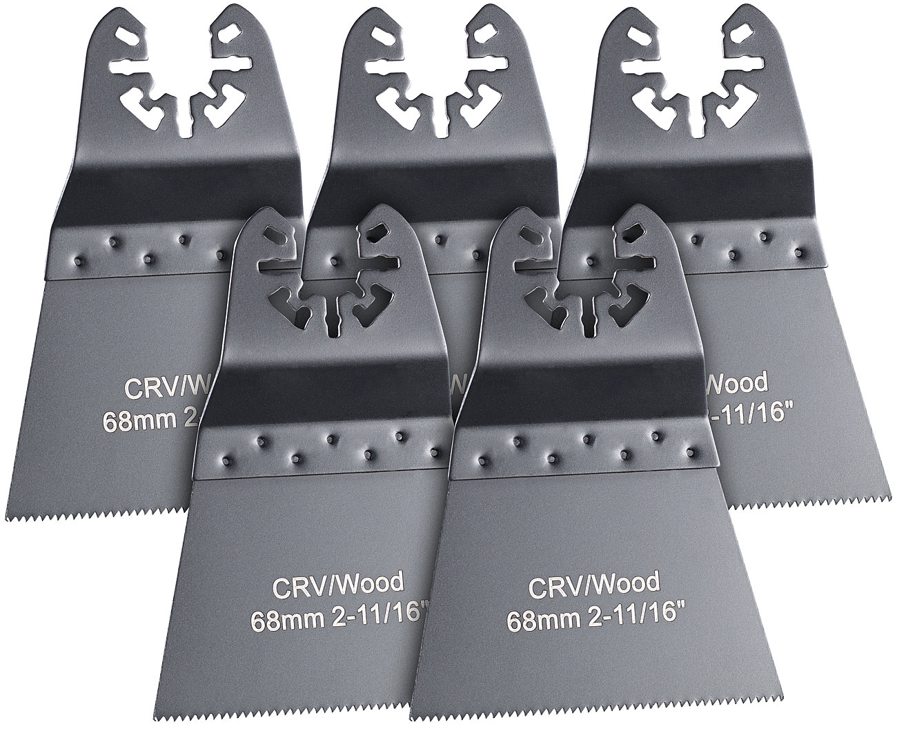AGT Professional lame de scie: Lame de scie plongeante standard, 68 mm, CRV, serrage rapide, ensemble de 5