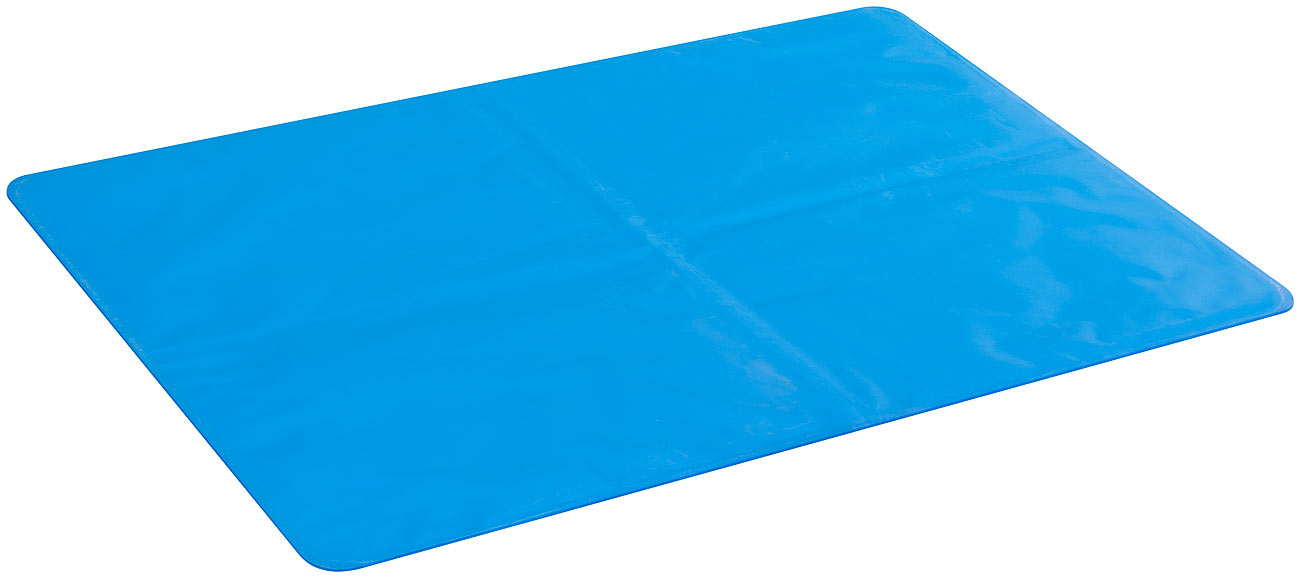 Sweetypet Hundematratze: Selbstkühlende XL-Kühlmatte für Hunde & Katzen, Gel-Füllung, 120x75 cm (Hundematten Autos, Kühlmatratze-Auflage)
