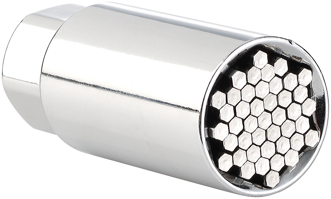 AGT chiave a bussola: Chiave a bussola multiuso 9-21mm, 3/8" (chiave a bussola universale, bussole universali, chiave universale a bussola)