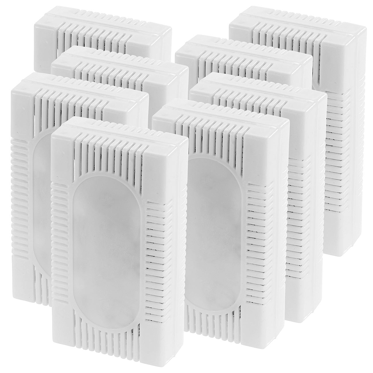 PEARL deumidificatore per frigorifero: Set da 8 pezzi 3in1 frigorifero fresco contro odori, umidità, muffa (deumidificatore per frigorifero)