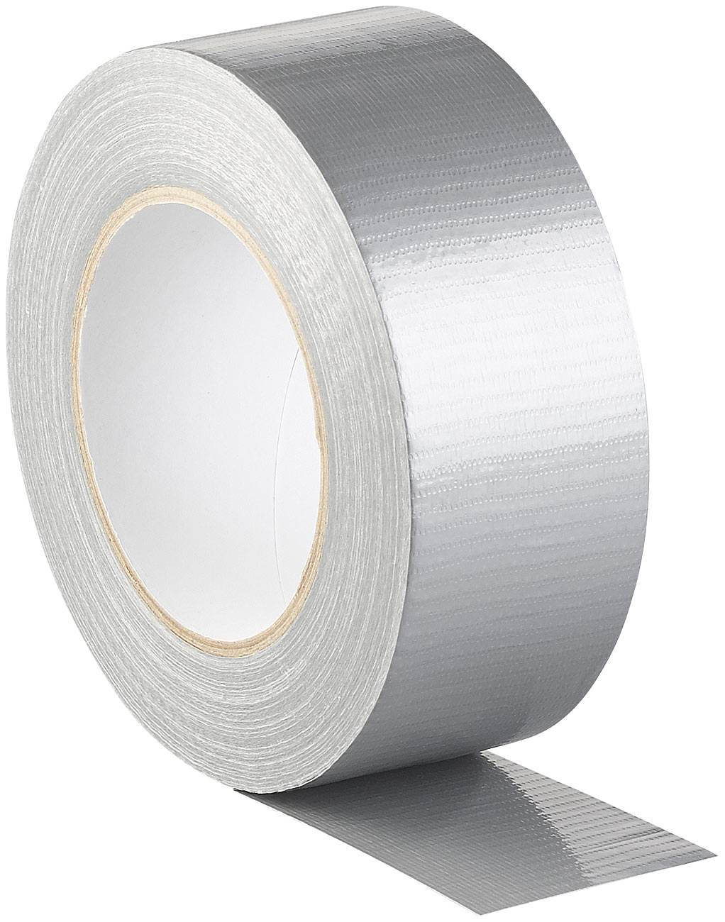 AGT cinta resistente al desgarro: Cinta adhesiva de tela resistente a la rotura, 4,8 cm de ancho, 0,17 mm de grosor, plateada, 50 m (cinta resistente)