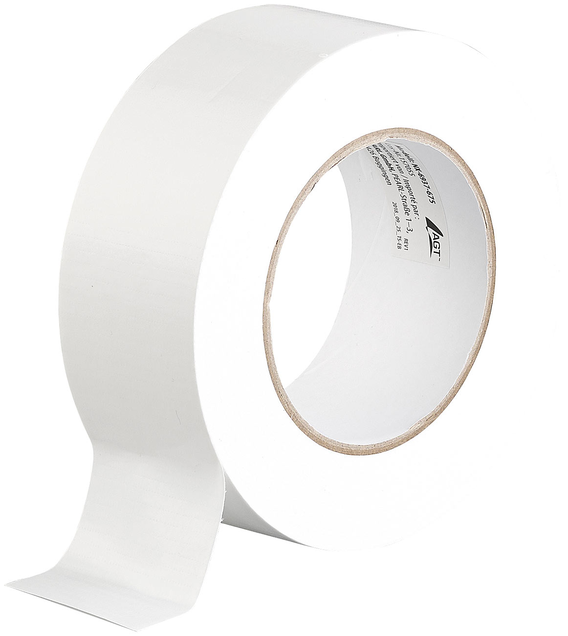 AGT nastro adesivo resistente nastro adesivo resistente: Nastro adesivo in tessuto resistente, largo 4,8 cm, spesso 0,17 mm, bianco, 50 m (nastro)