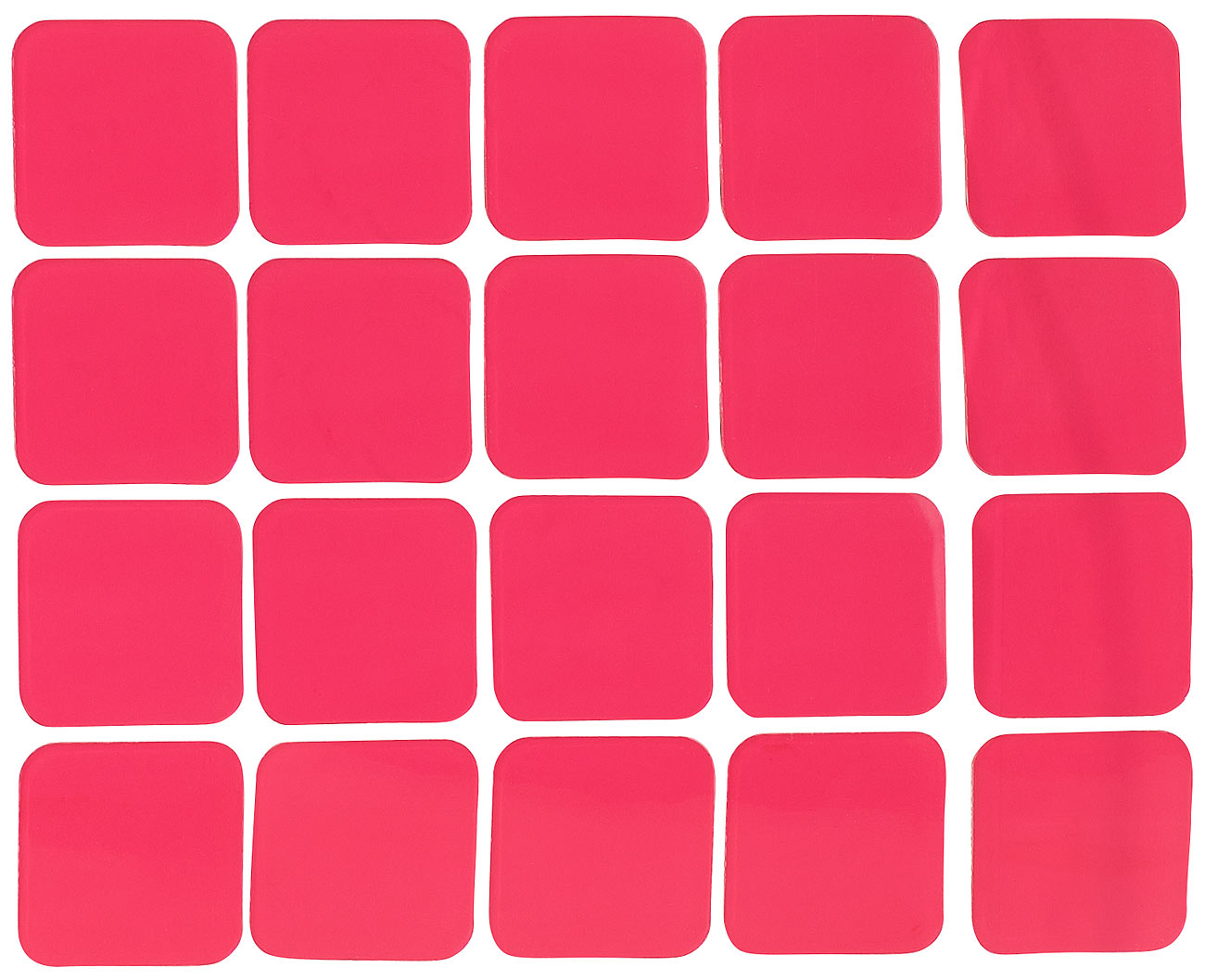 AGT Klebestreifen: 20er-Set doppelseitige Klebepads, 25 x 25 mm, Tragkraft 200 g/cm² (Doppelseitiges Klebeband-Pad, Klebepads doppelseitig stark)