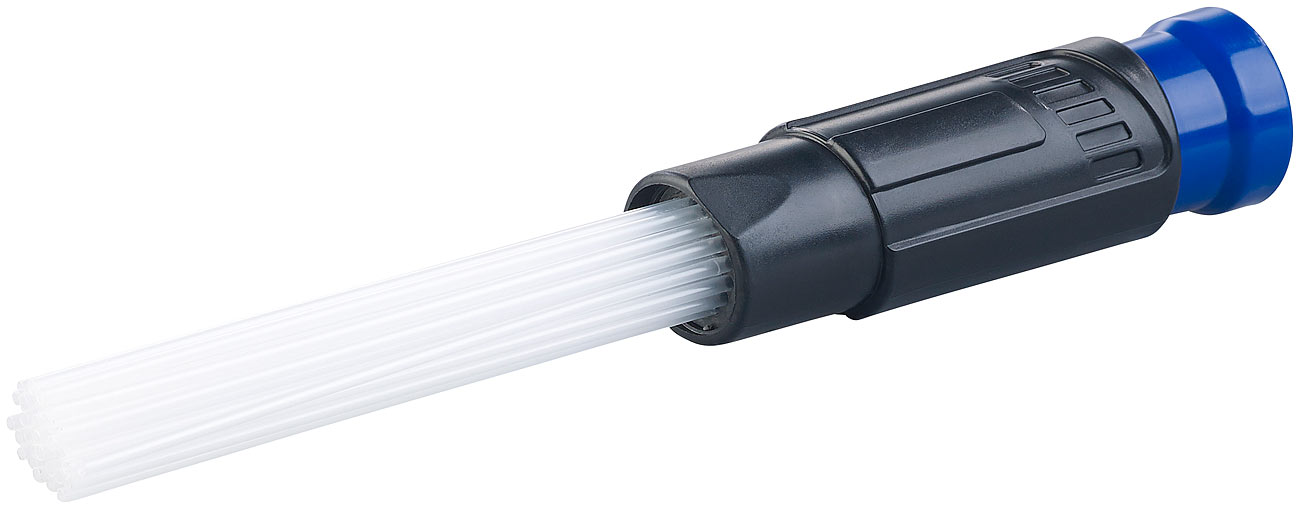 AGT Staubsaugeraufsatz: Universal-Staubsauger-Aufsatz mit 30 flexiblen Saug-Röhrchen (Staubsaugeraufsatz Röhrchen, Staubsauger Zubehör Universal)