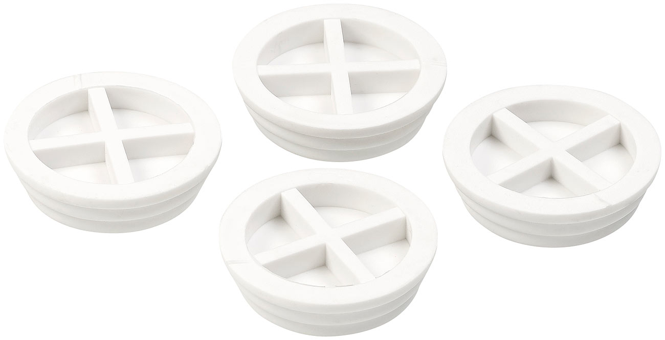 infactory amortisseur de vibrations: 4 pièces de tampons anti-vibrations, universels, blancs (amortisseur de vibrations, amortisseur de vibrations)