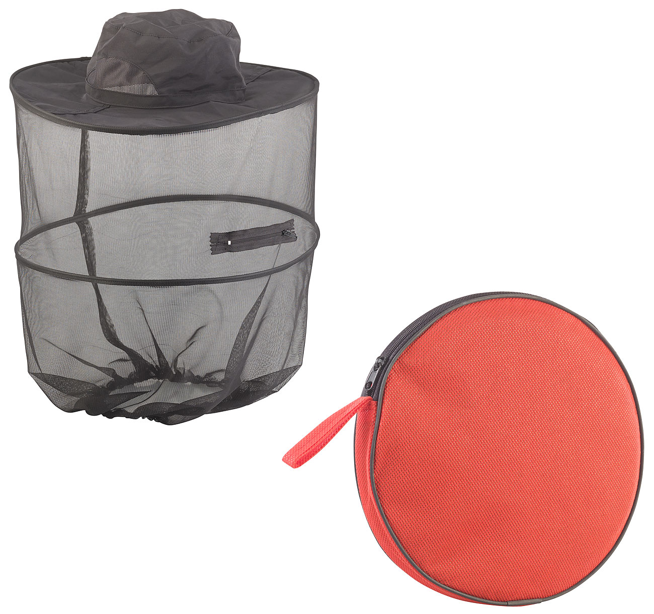 Semptec sombrero anti-mosquitos: Sombrero compacto plegable con red para mosquitos integrada, 300 malla, negro (sombrero anti-mosquitos, sombrero)