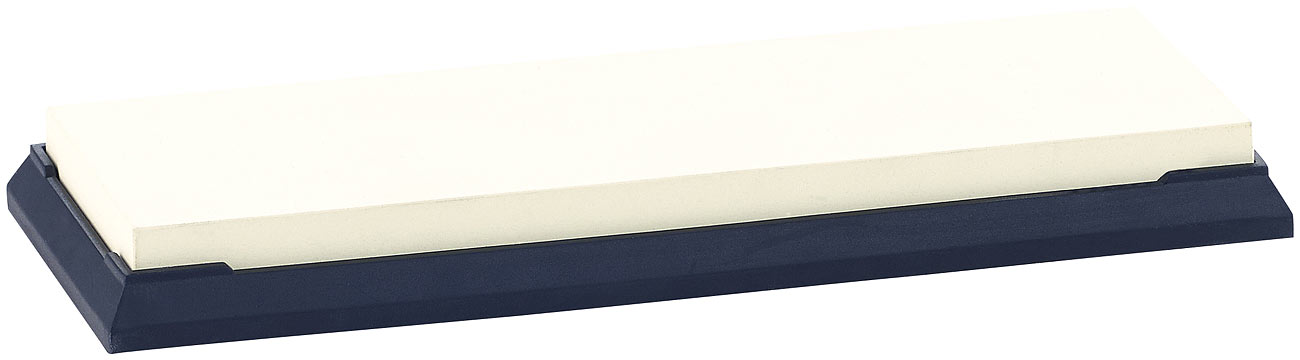 TokioKitchenWare pietra combinata per affilare: Affilatoio per coltelli in pietra ad acqua, con supporto antiscivolo, grana 1000 (pietra per affilare)