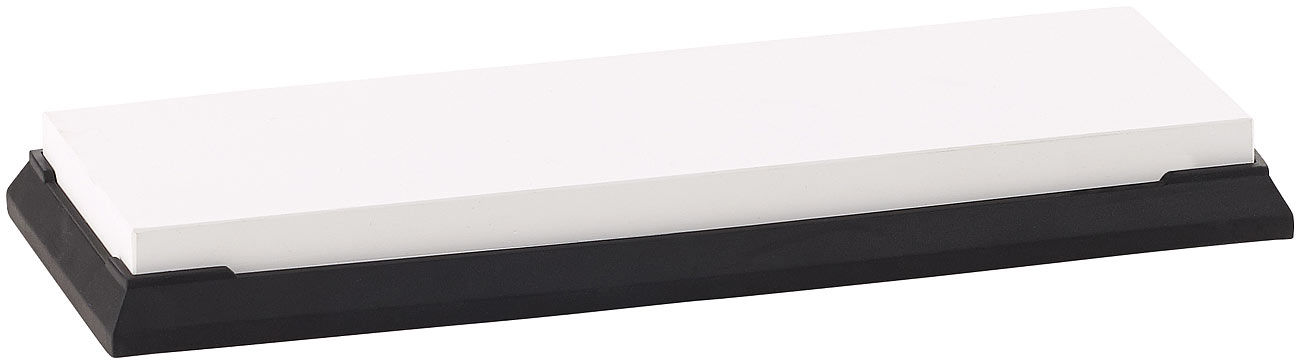 TokioKitchenWare Nass Schleifstein: Wasser-Schleifstein für Messer, mit rutschfestem Halter, Körnung 5000 (Messer Schleifstein Nass)