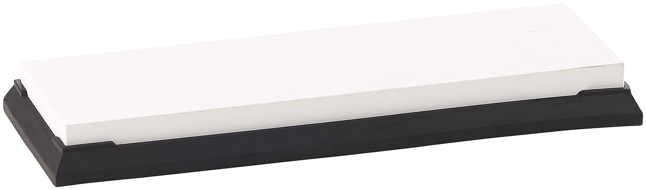 TokioKitchenWare blocco abrasivo per coltelli: Pietra per affilare ad acqua per coltelli, con supporto antiscivolo, grana 8000 (stone per affilare)