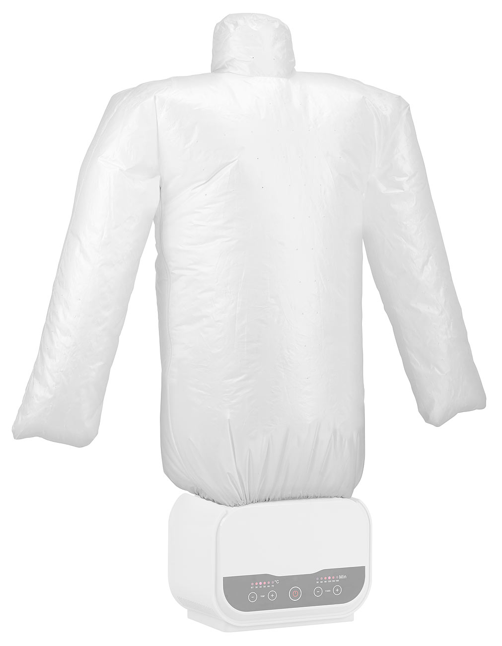 Sichler Bügelpuppe Hemden: Digitale 2in1-Bügelpuppe mit Warmluft-Gebläse, Versandrückläufer (Bügelpuppe mit Gebläsefunktion, Bügelpuppe als)