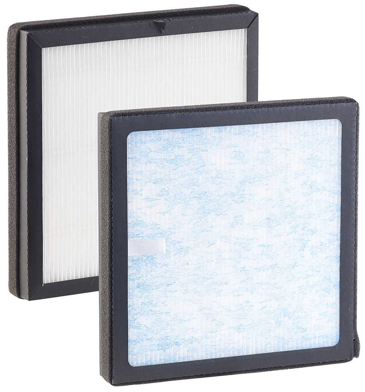 newgen medicals Raum-Luftreiniger: 2in1-Feinpartikel- und HEPA-Filter für 5-Stufen-Luftreiniger LR-500 (Ionisator für Anion, Negativen Ion)