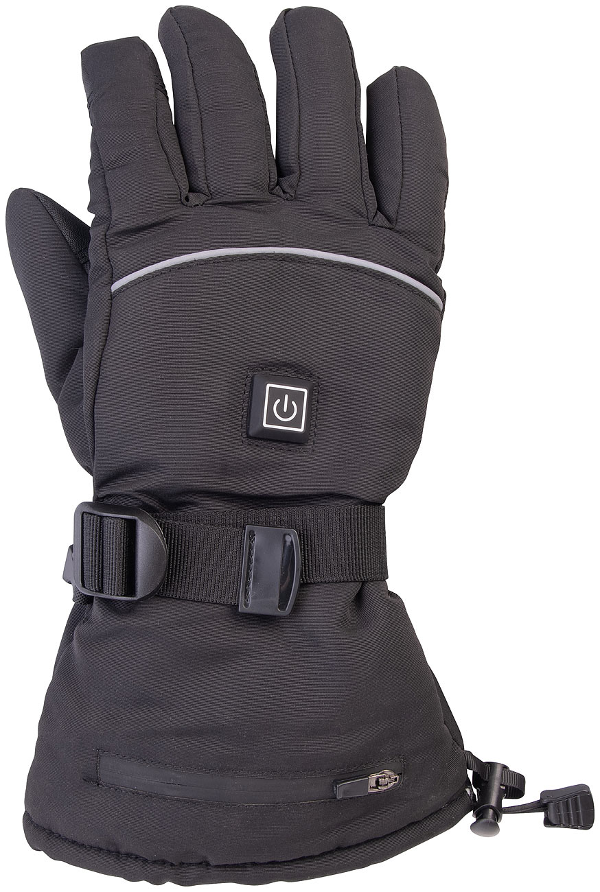 PEARL urban Thermohandschuhe: Beheizbare Handschuhe mit Akkus, wiederaufladbar, Versandrückläufer (Beheizbare Handschuhe Motorrad, Outdoor-Handschuhe)