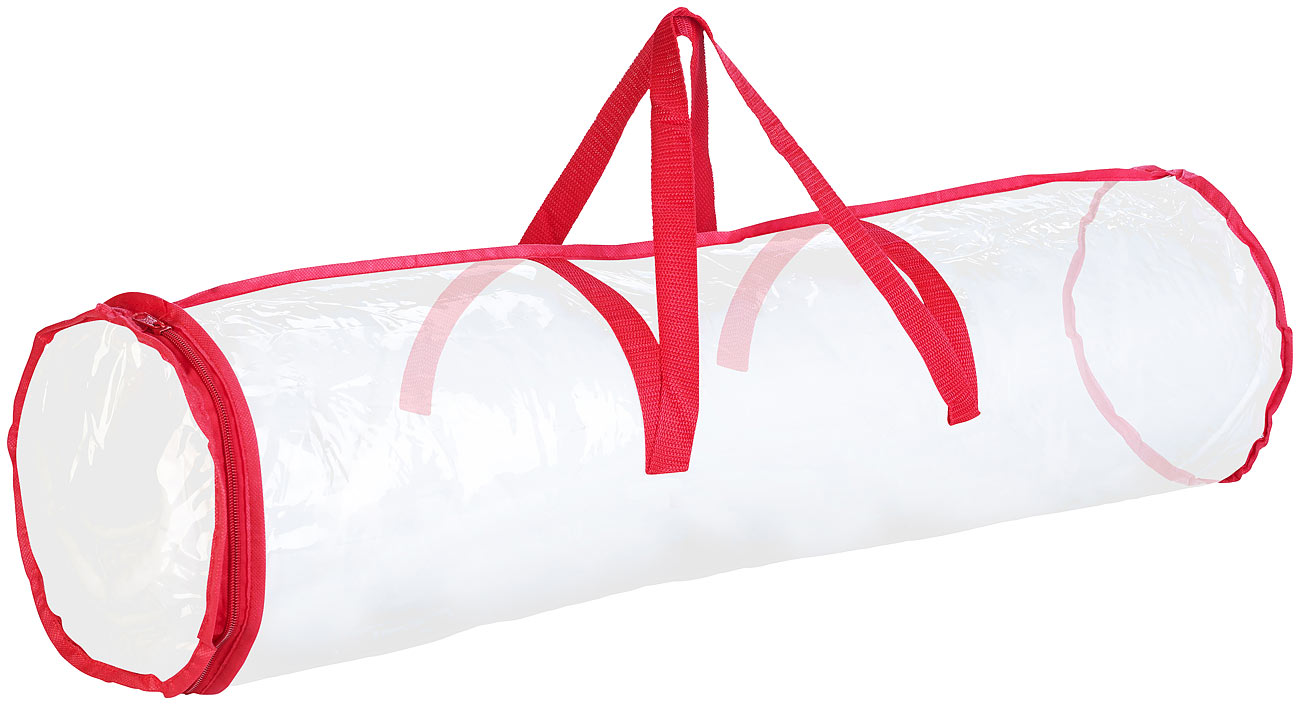 infactory carta da regalo organizer: Borsa per la conservazione della carta da regalo, trasparente, 79 x 22 cm (conservazione della carta regalo)