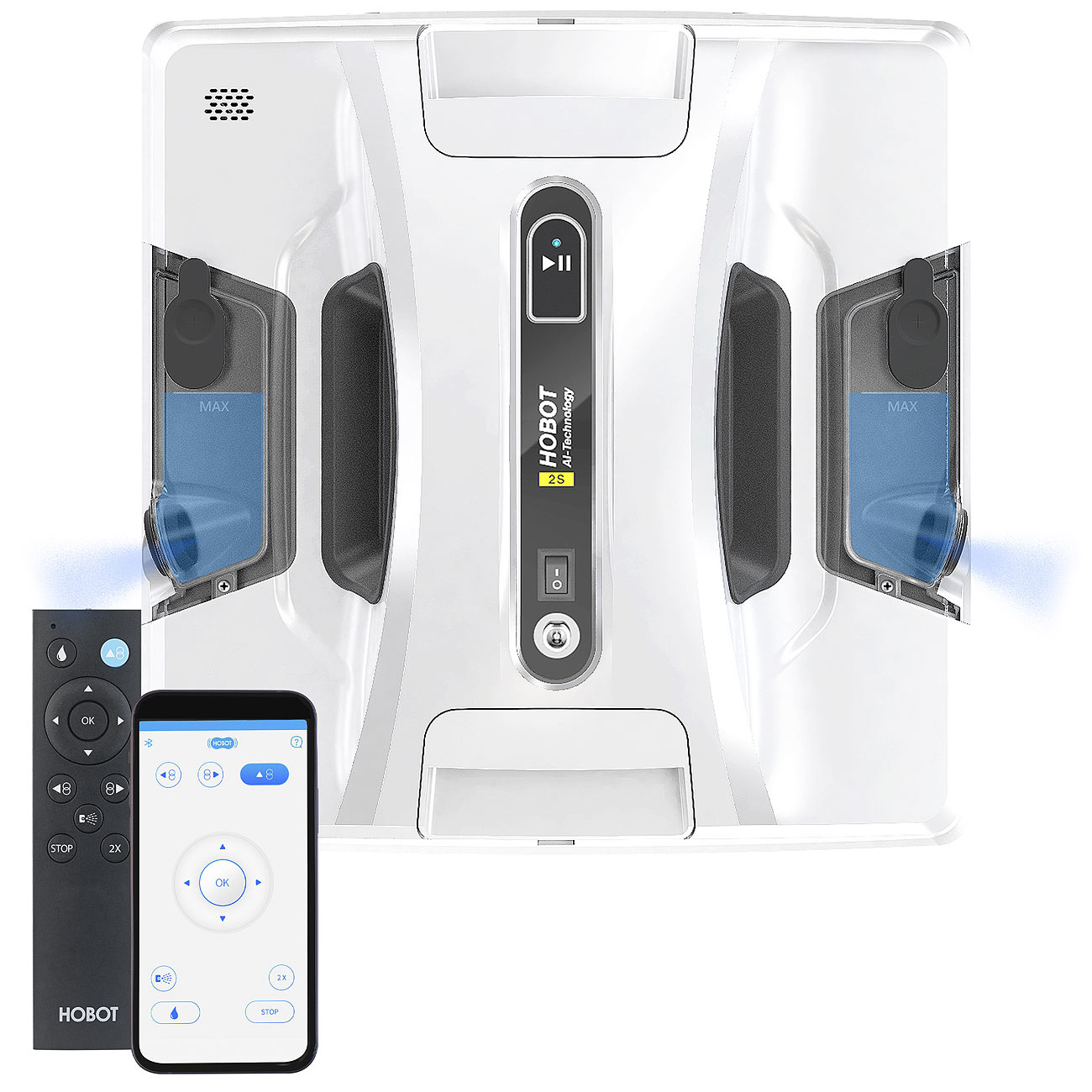 Sichler robot finestra robot finestra robot per pulizia finestre robot per pulizia finestre: Robot per la pulizia delle finestre HOBOT-2S, doppio