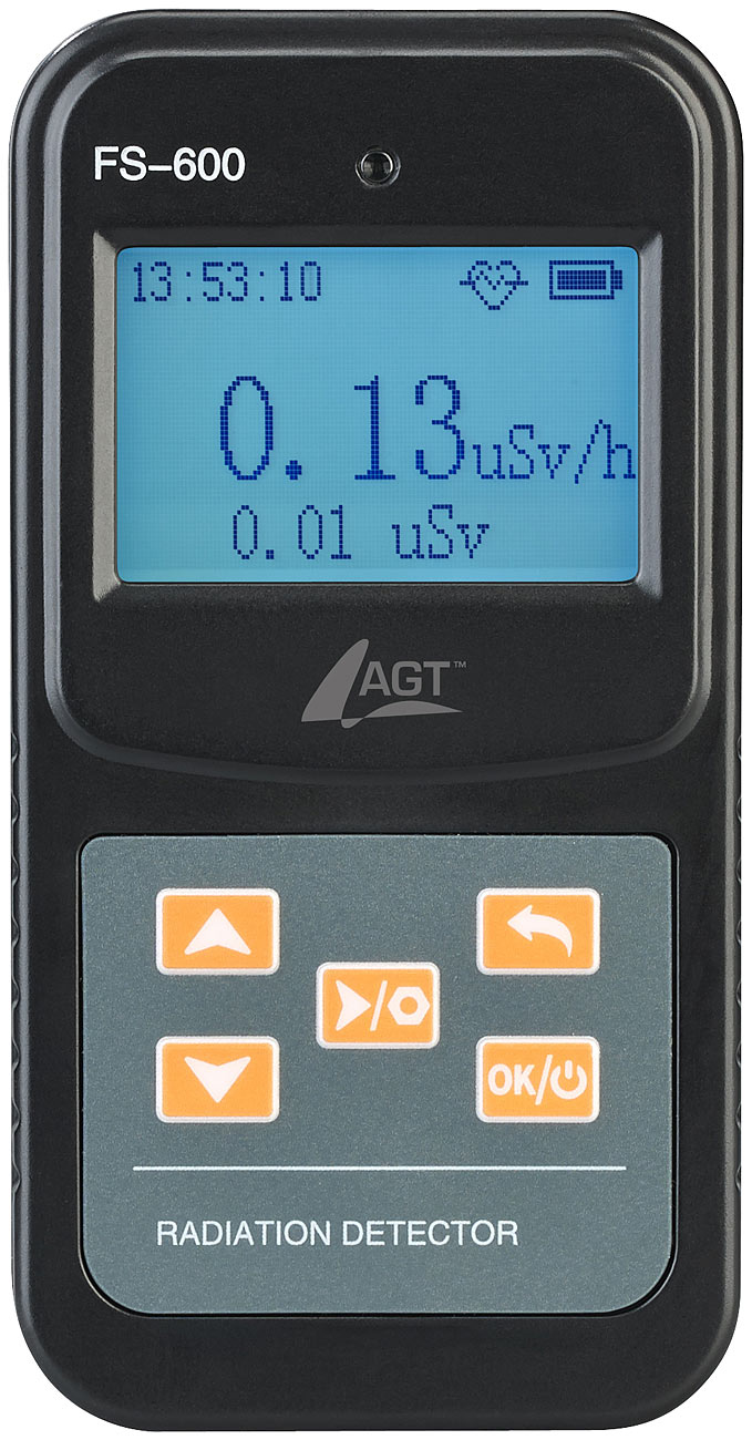 AGT Strahlungs-Messgerät: Digitaler Geigerzähler & Dosimeter für Alpha-, Versandrückläufer (Geiger Counter, Strahlung-Dosimeter)