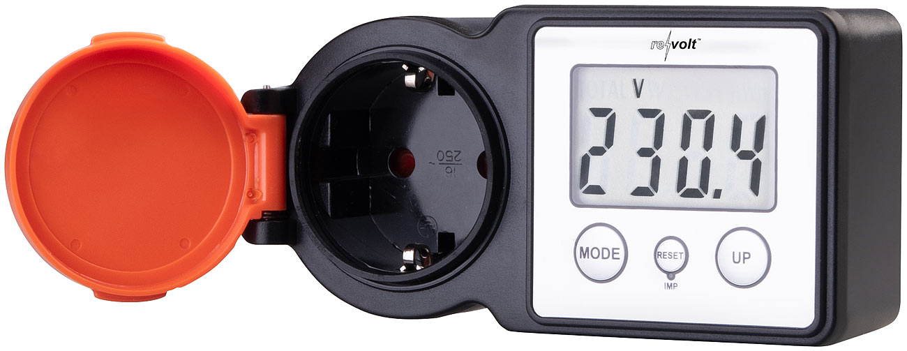 revolt contatore di energia outdoor contatore di energia per esterni: Misuratore di costo energetico per esterni e contatore di consumo elettrico,