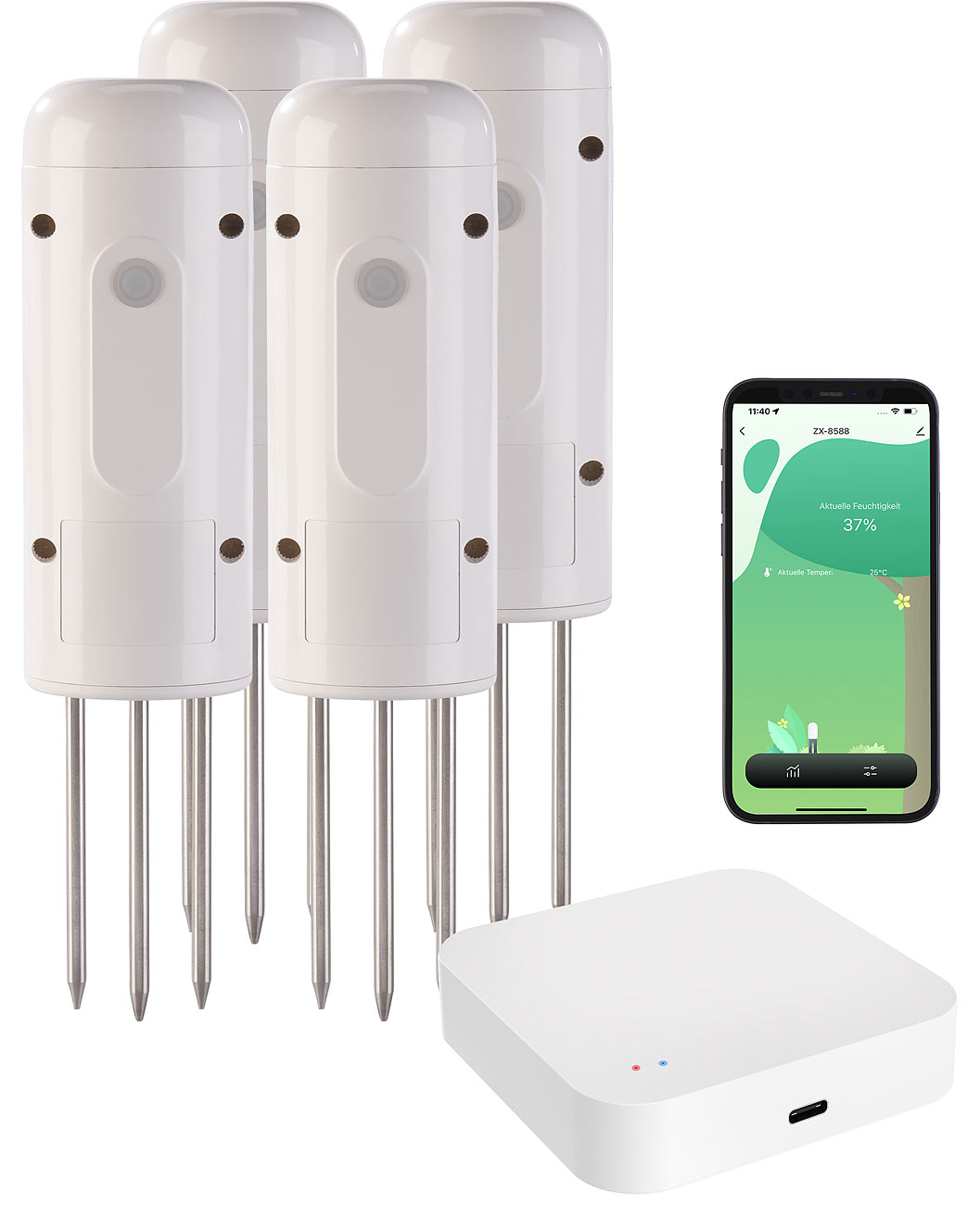 Luminea Home Control sensore igrometrico da pavimento sensore igrometrico da pavimento sensore igrometro da pavimento sensore igrometro da pavimento: