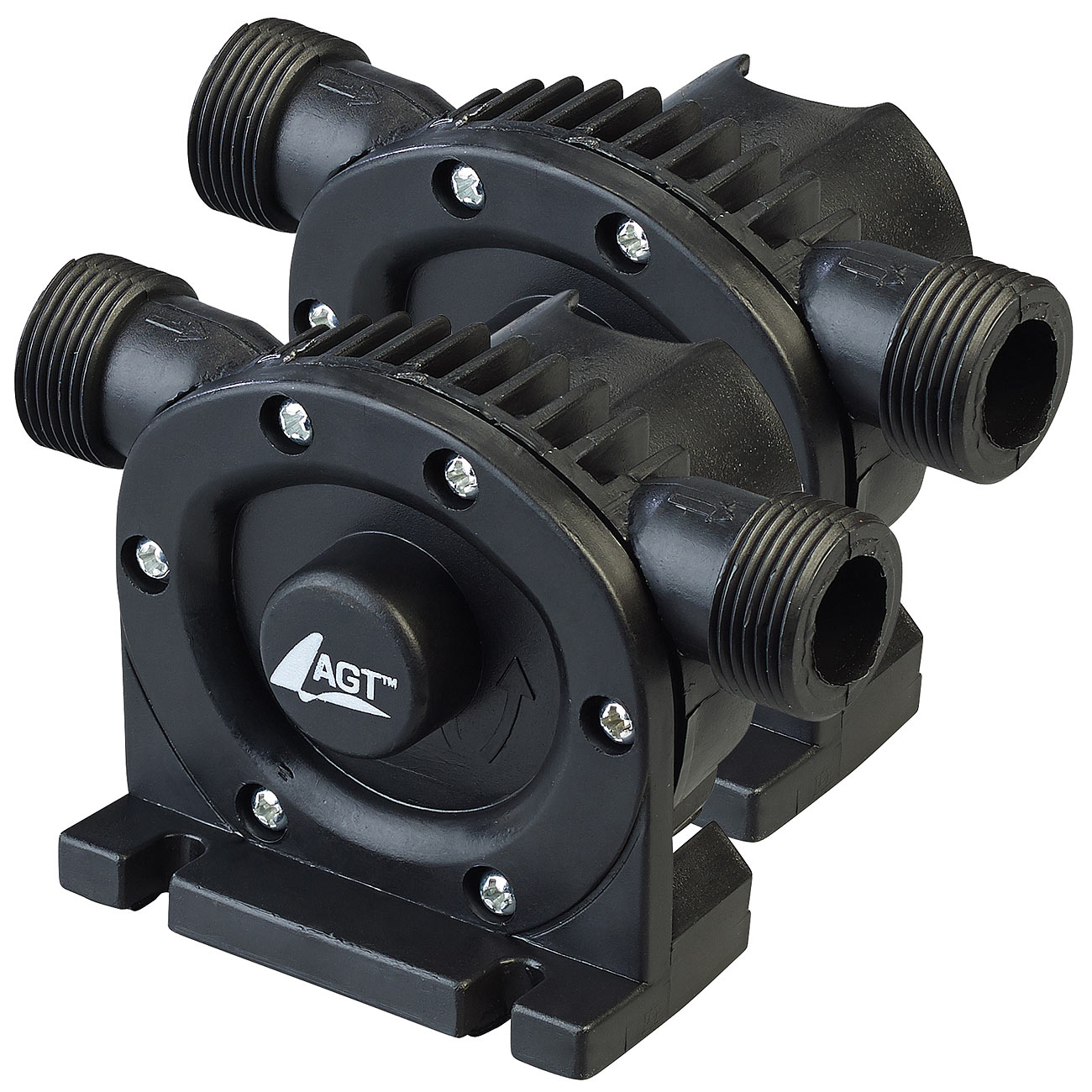 AGT Wasserpumpe Bohrmaschine: 2er-Set Pumpenaufsätze für Bohrmaschinen, je 600 l/Std. Fördermenge (Hand Wasserpumpe, Wasserpumpe mit)