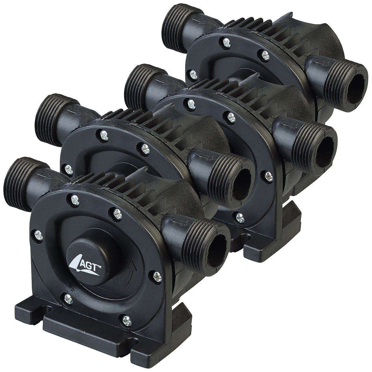 AGT pompe à eau pour perceuse pompe à eau pour perceuse: Set de 4 pompes pour perceuses, capacité de 600 l/h par pompe (pompe à eau manuelle pompe à)