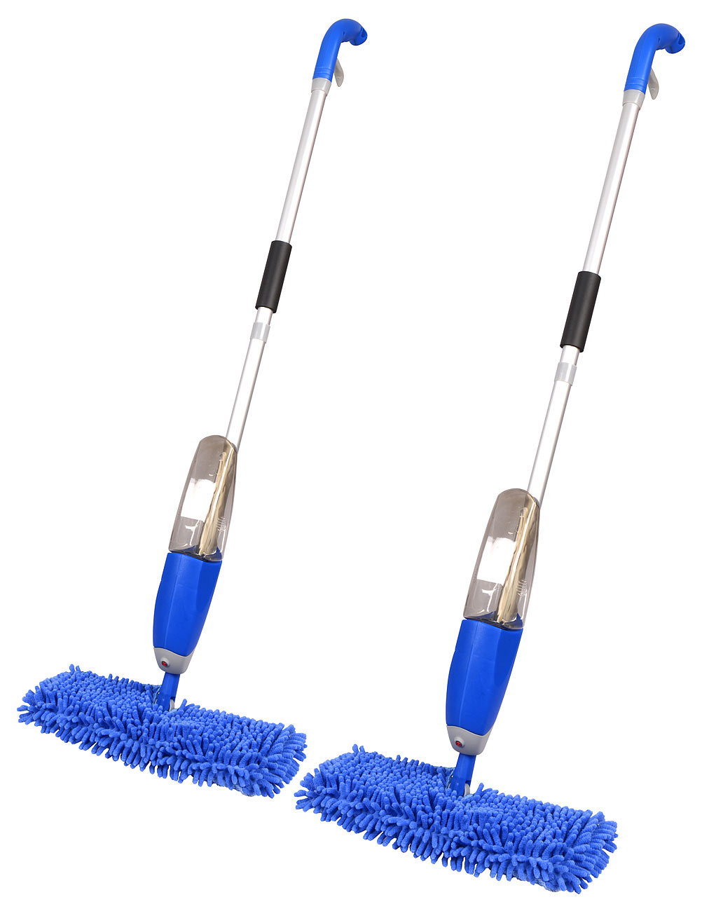 Sichler balai serpillière balai serpillière mop mop: Set de 2 balais à eau et à sec, fonction spray, réservoir d'eau de 700 ml (balai spray pour sol)