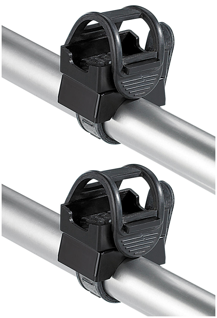 Lunartec supporto per torcia: Set di 2 supporti universali per torce (supporto bici per torcia, supporto universale per torcia, supporto torcia per)