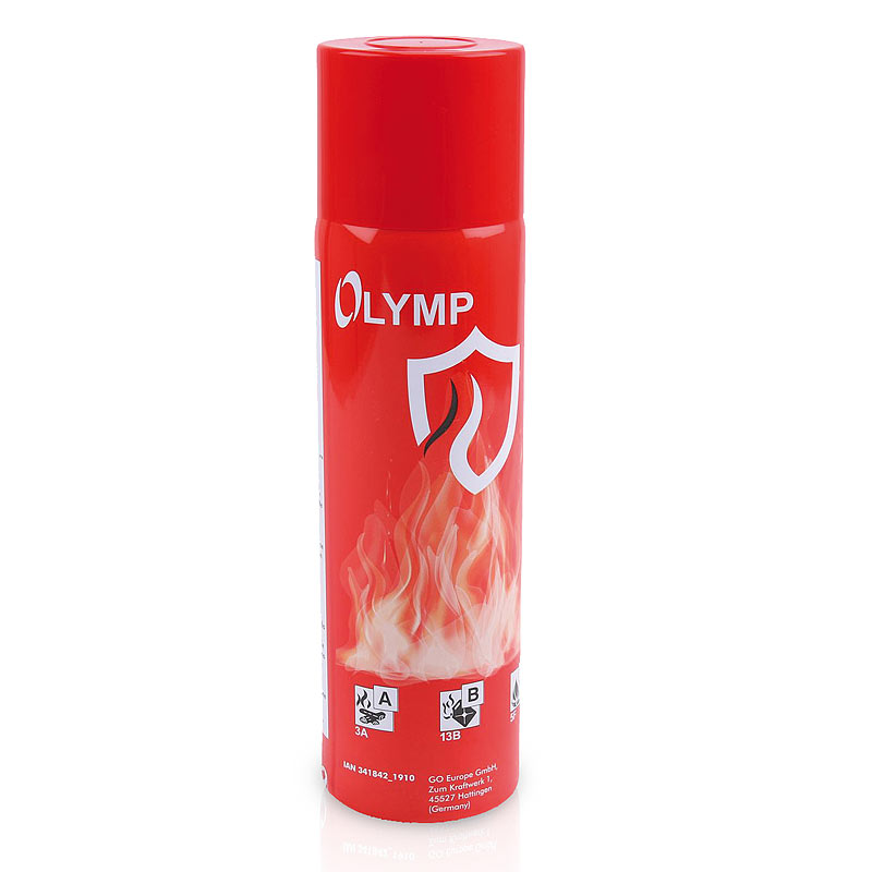 OLYMP Feuerlösch-Spray für Küche & Haushalt, 500 ml, wartungsfrei