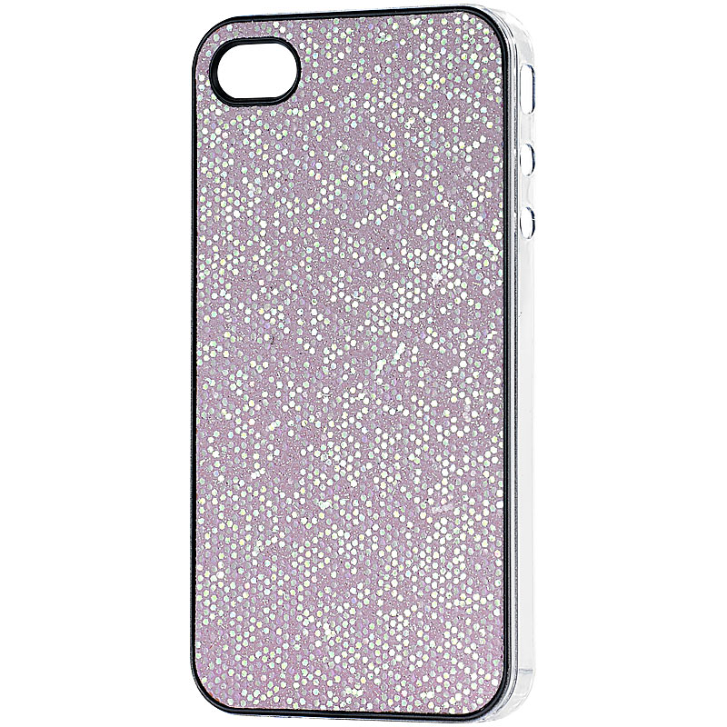 Glamour-Schutzcover für iPhone 4/4s, perlmutt-rosa