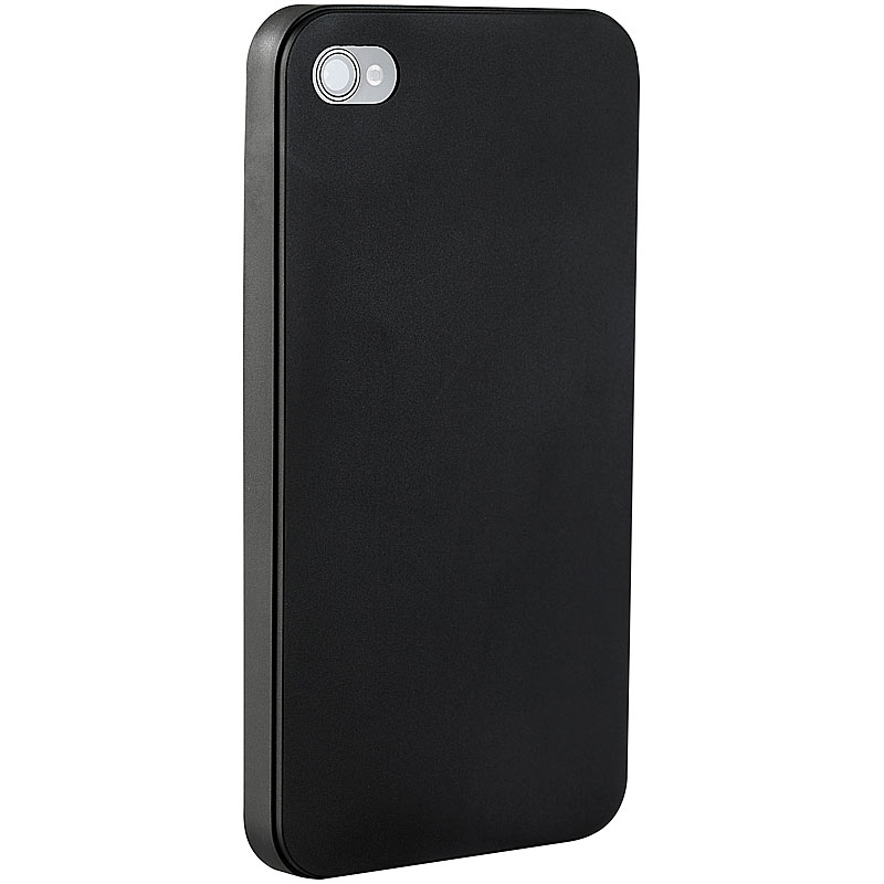 Ultradünne Schutzhülle für iPhone 4/4s, schwarz, 0,3 mm