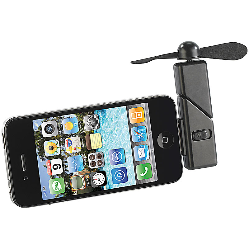 Mini-Ventilator für iPhone & iPod touch mit Dock-Connector, 30-polig