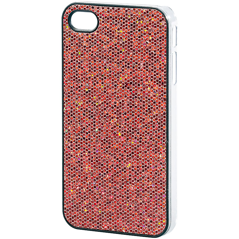 Glamour-Schutzcover für iPhone 4/4s, feurig rot