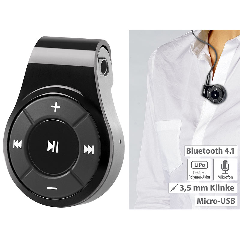 Headset-Adapter mit Bluetooth 5.1, Mikrofon & 3,5-mm-Klinke-Anschluss