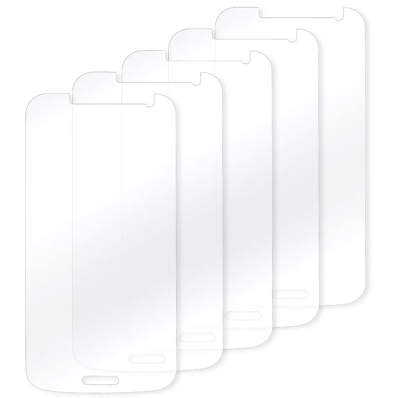 Displayschutzfolie für Samsung Galaxy S4, glasklar (5er Set)