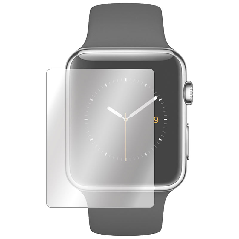Displayschutz für Apple Watch 38 mm, gehärtetes Echtglas, 9 H