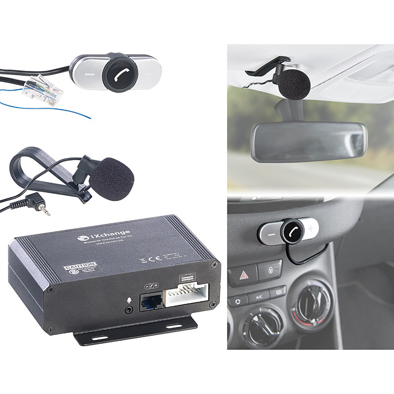 Autoradio-Freisprecher & Streaming-Empfänger, Bluetooth zum Nachrüsten