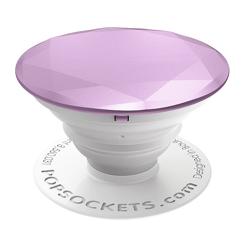 Ausziehbarer Sockel und Griff für Handys und  - Lilac Metallic Diamond