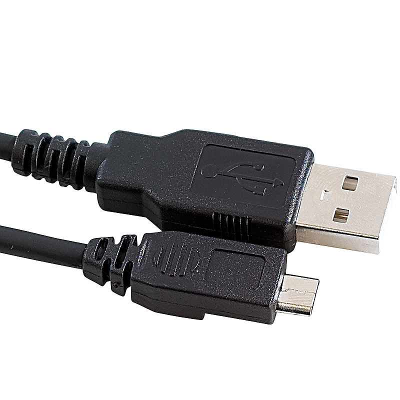 USB-2.0-Daten- & Ladekabel, USB-Stecker Typ A auf Micro-USB, 80 cm