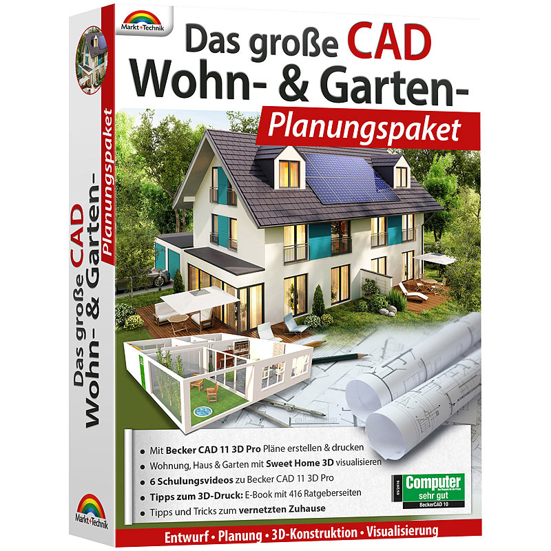 Das große CAD-Wohn- und Garten-Planungspaket inkl. E-Books
