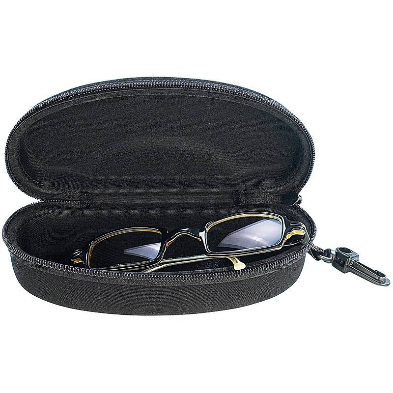 Stoßabsorbierendes Hardcase-Brillen-Etui, 160 x 75 x 50 mm