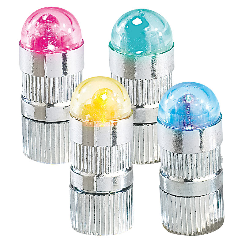 Bunte LED Ballon-Blinker 4er-Set inklusive Luftballons