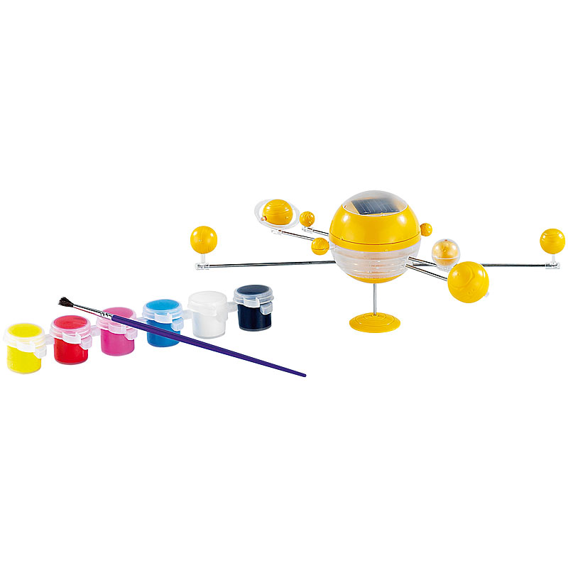 Modell-Sonnensystem-Bausatz mit Motor & Solarantrieb