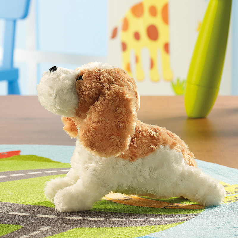  Spielzeughund: Plüsch-Funktionshund mit Akustik- & Berührungssensoren Bildidee 