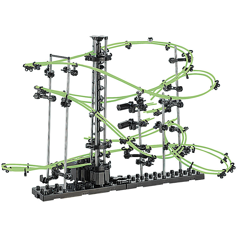 Professionelle Kugel-Achterbahn, 502-teilig, nachleuchtend