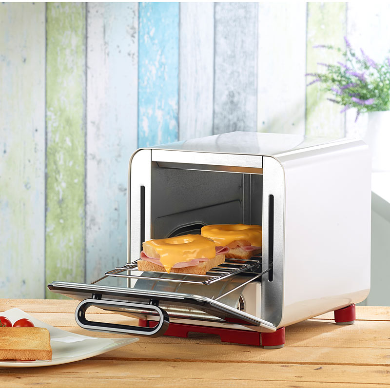 Kompakter Klein-Backofen für belegten Toast u.v.m., 1.000 Watt, 8 l | eBay