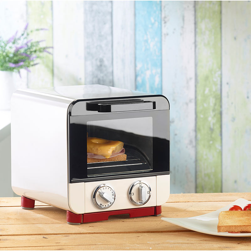 Kompakter Klein-Backofen für belegten Toast u.v.m., 1.000 Watt, 8 l | eBay